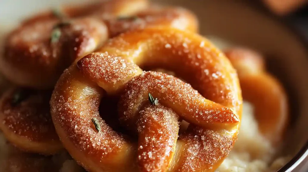 Cinnamon Sugar Soft Pretzels