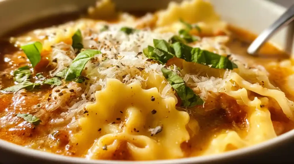 Creamy Lasagna Soup