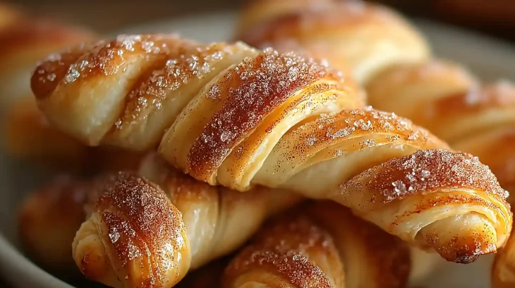 Crescent Roll Cinnamon Twists