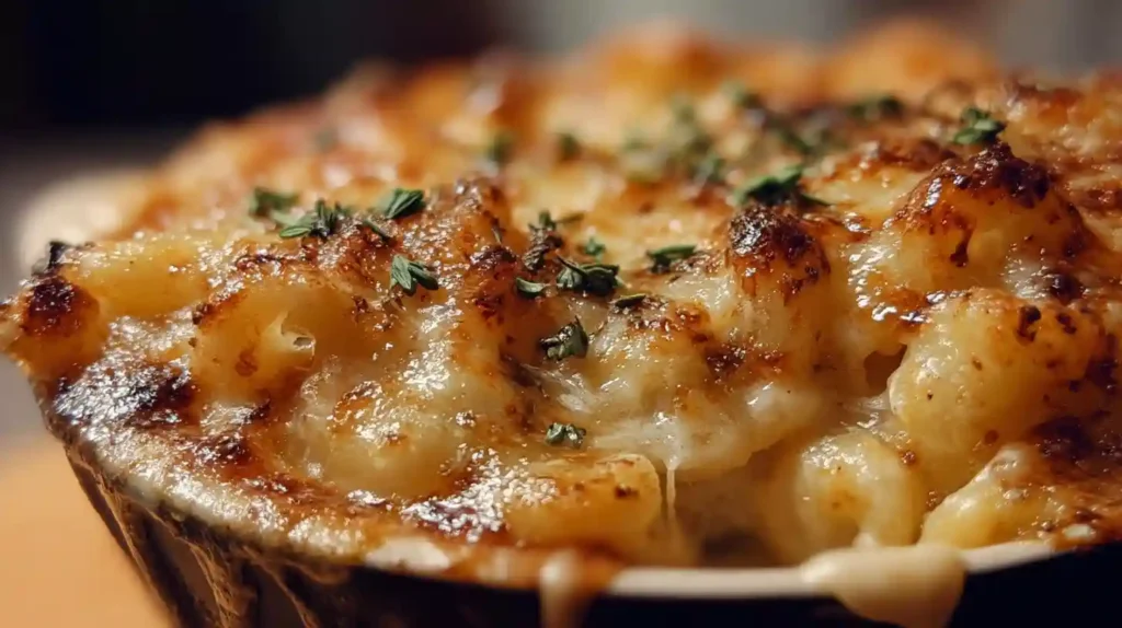 French Onion Soup Mac and Cheese