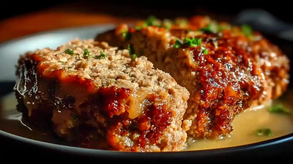 Irresistible Garlic Parmesan Chicken Meatloaf