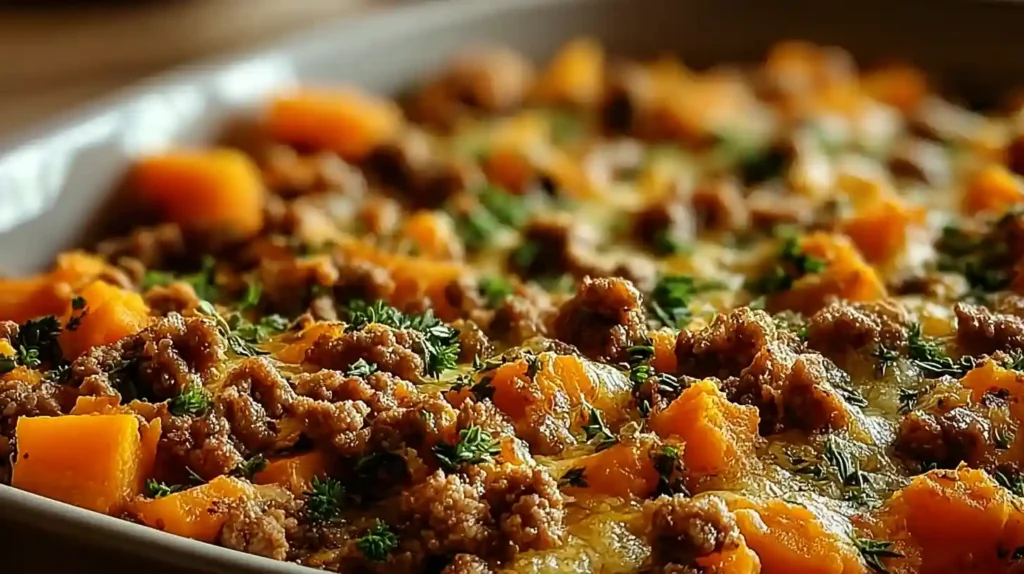 Irresistible Ground Turkey Sweet Potato Casserole for Cozy Nights