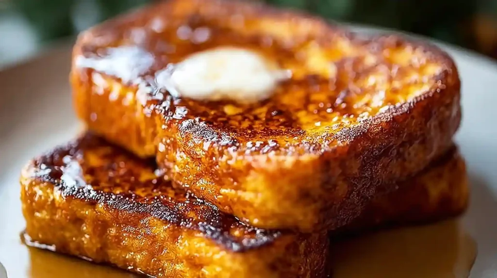 Pumpkin French Toast Breakfast