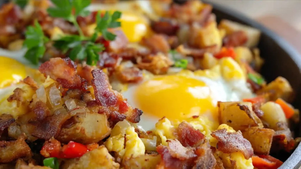 Simple Loaded Breakfast Skillet Recipe