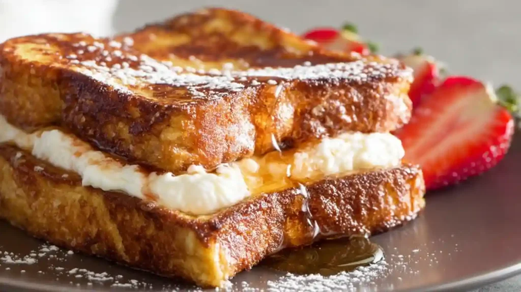 Cream Cheese Stuffed French Toast