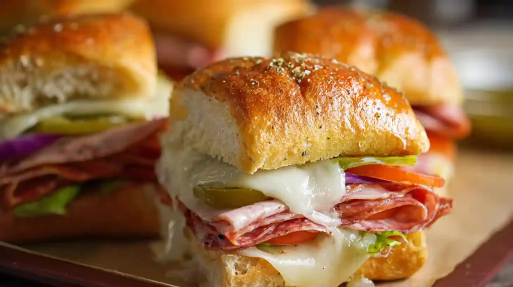Hot Italian Sub Sliders