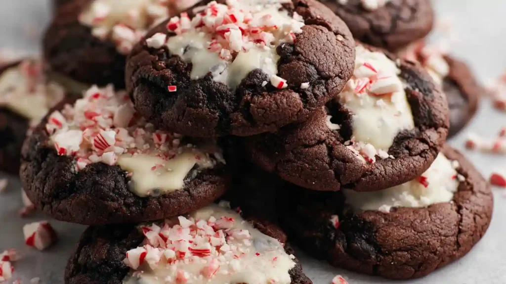 Peppermint Bark Cookies