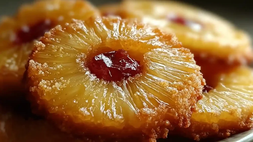Pineapple Upside Down Sugar Cookies