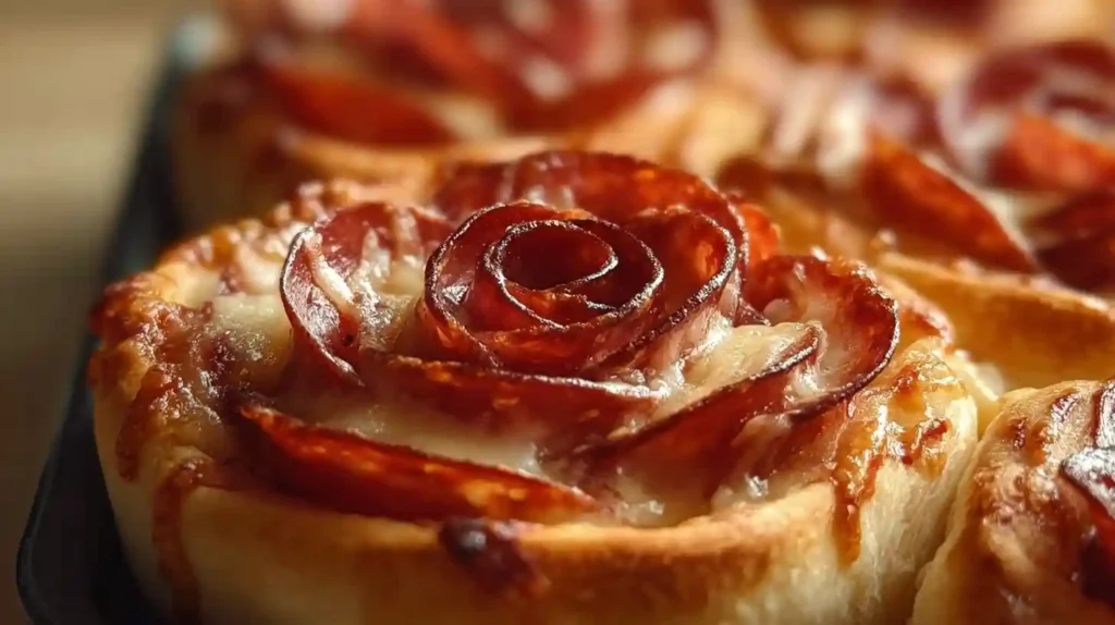 Pizza Roses for Valentine’s Day