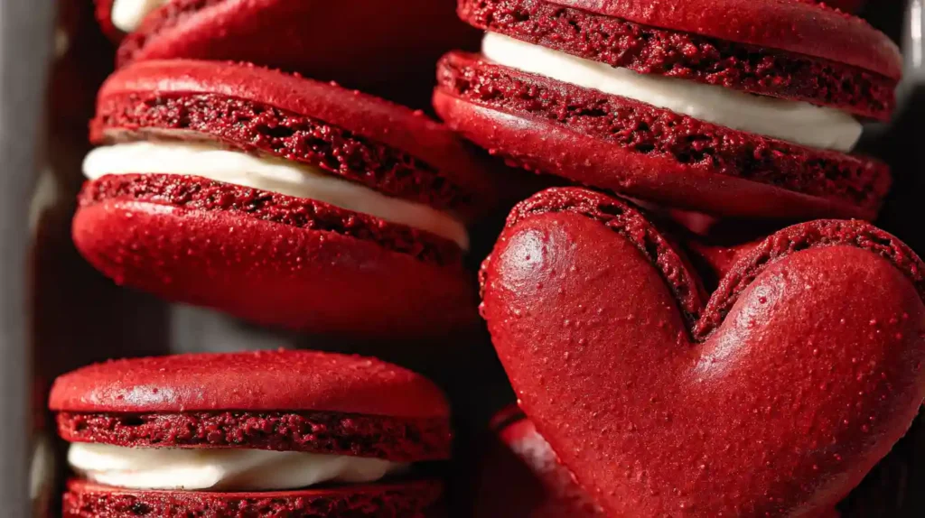 Red Velvet Macarons