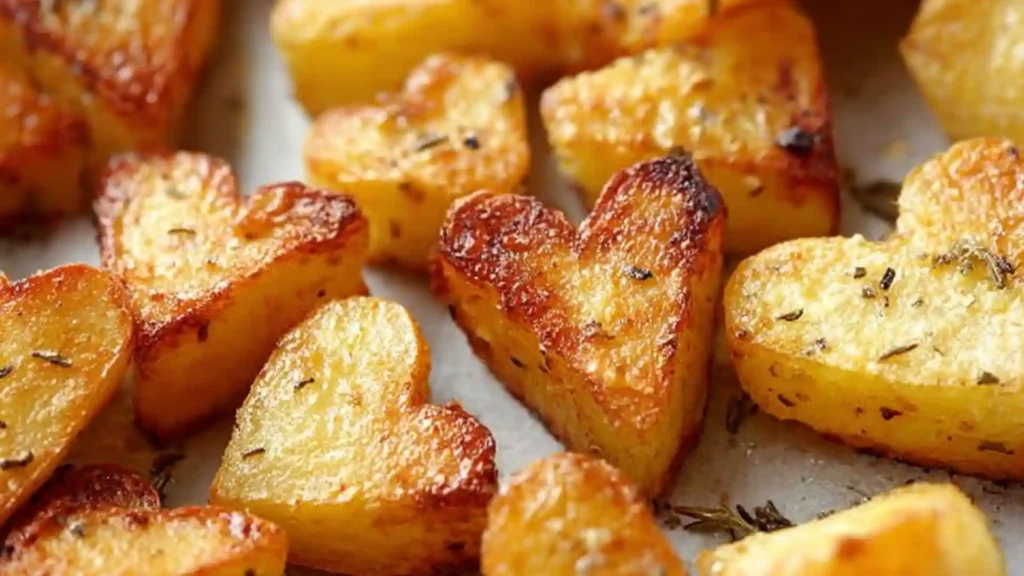 Roasted Heart Potatoes