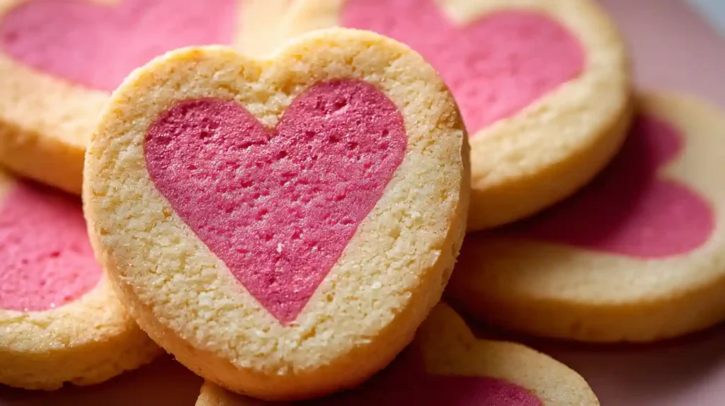 Slice and Bake Heart Cookies