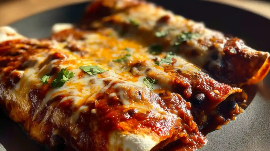 Vegetarian Black Bean Enchiladas