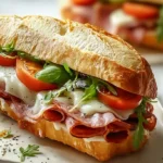 Baked Italian Grinder Sandwiches