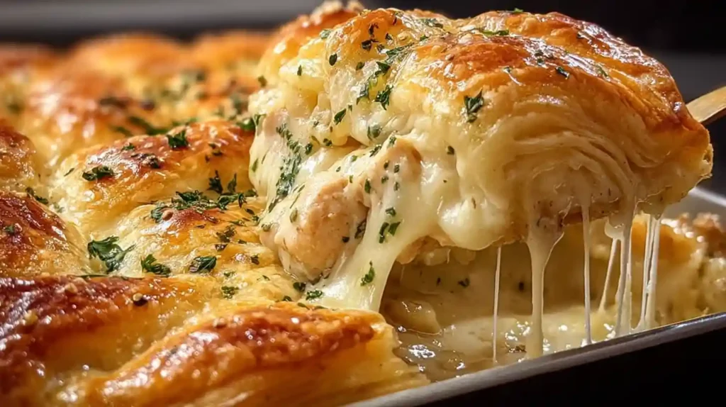 Cheesy Chicken Crescent Bake