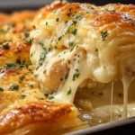 Cheesy Chicken Crescent Bake