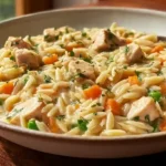 Creamy Chicken Pot Pie Orzo