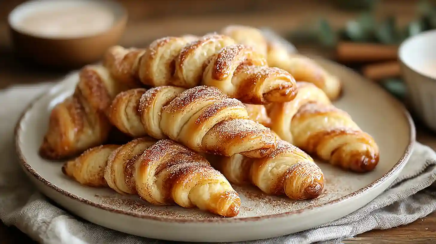 Crescent Roll Cinnamon Twists
