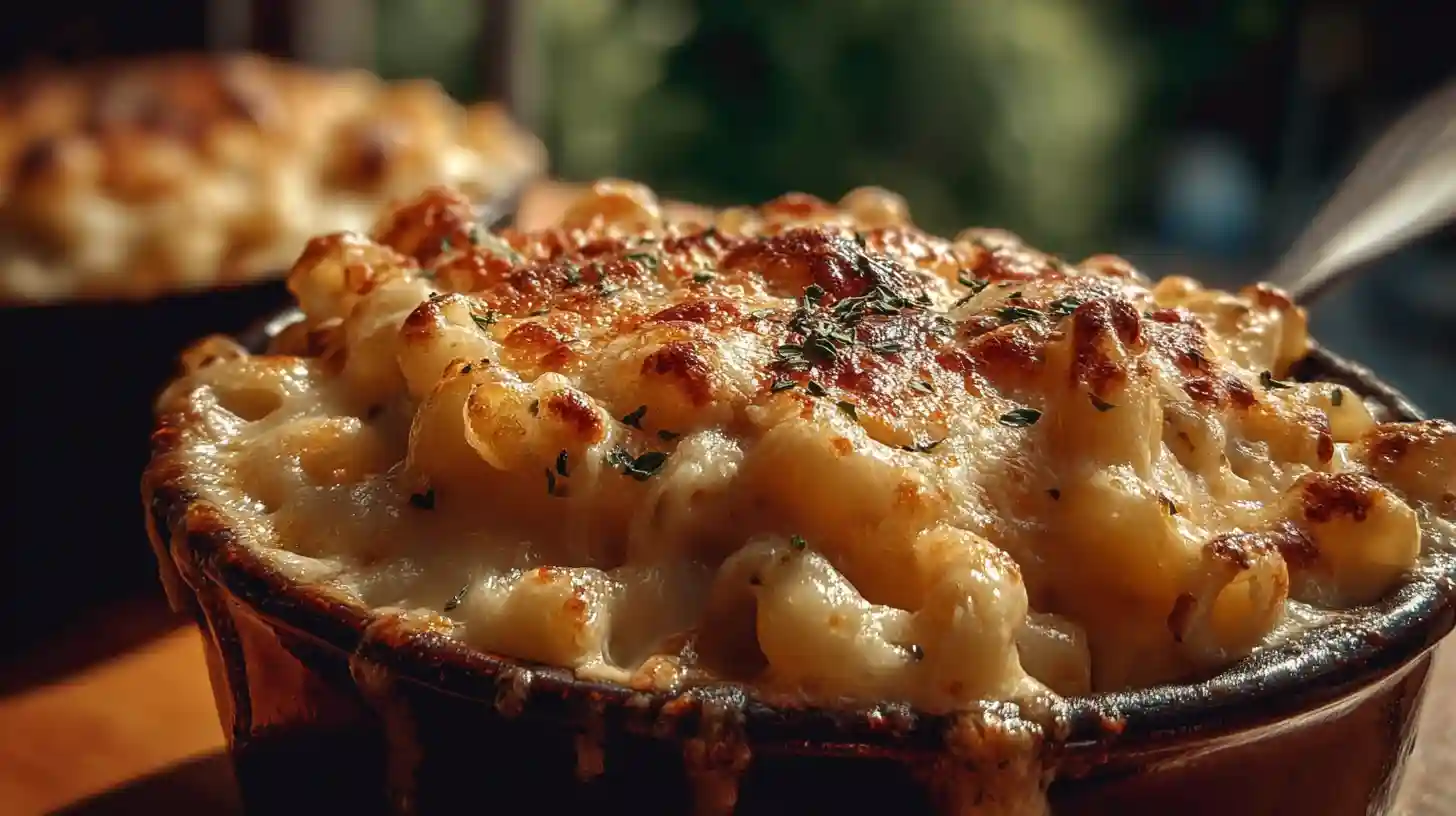 French Onion Soup Mac and Cheese