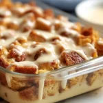 Grandma’s Classic Bread Pudding with Vanilla Sauce