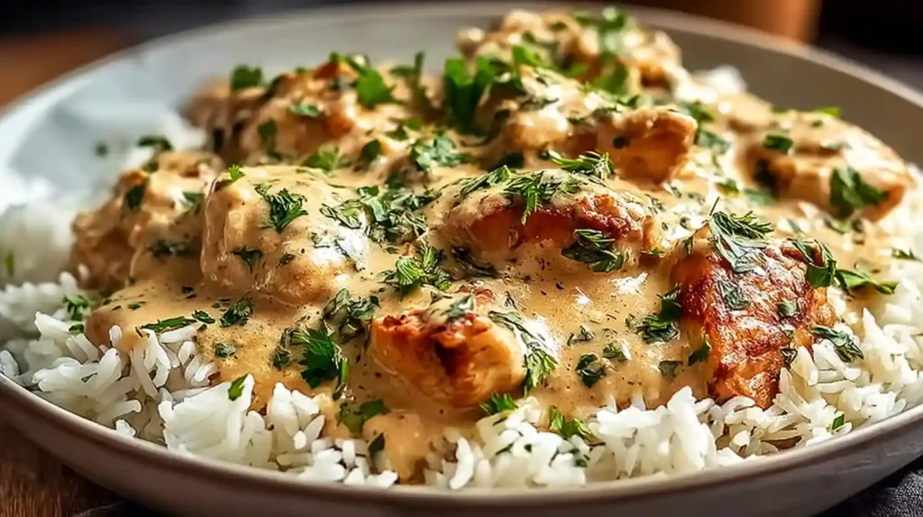 Irresistible Best Smothered Chicken and Rice Recipe