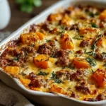 Irresistible Ground Turkey Sweet Potato Casserole for Cozy Nights