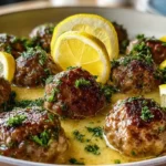 The Softest and Juiciest Greek Meatballs in Lemon Sauce