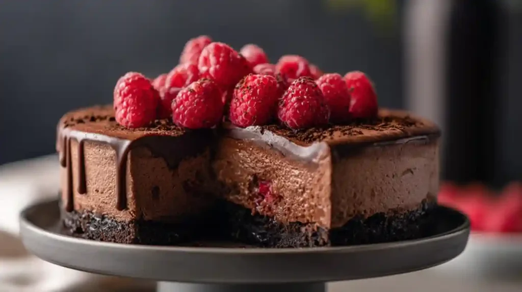 Chocolate Raspberry Cheesecake