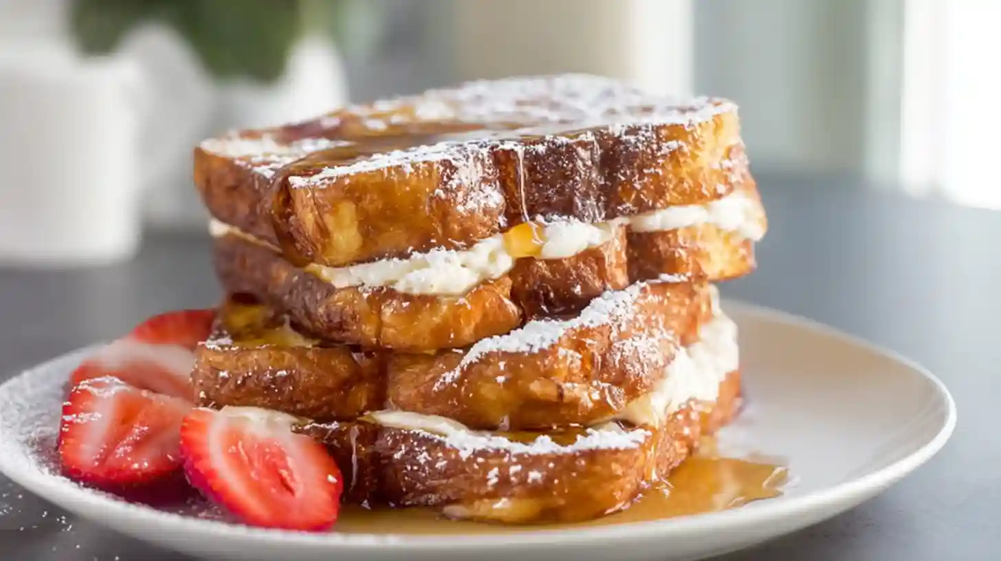 Cream Cheese Stuffed French Toast