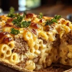 Mac and Cheese Meatloaf Casserole