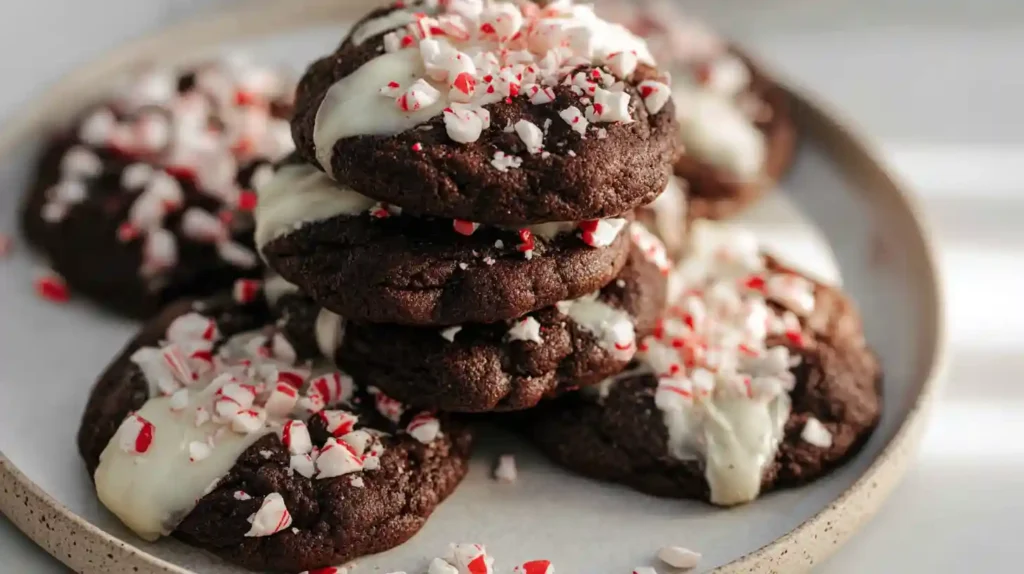 Peppermint Bark Cookies
