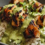 Peruvian Chicken with Aji Verde & Cilantro Rice