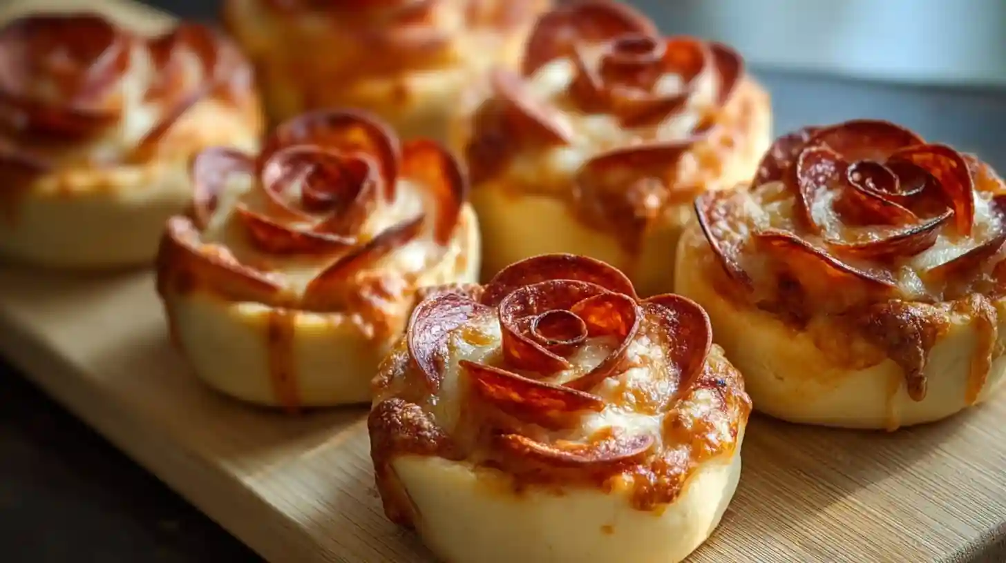 Pizza Roses for Valentine’s Day