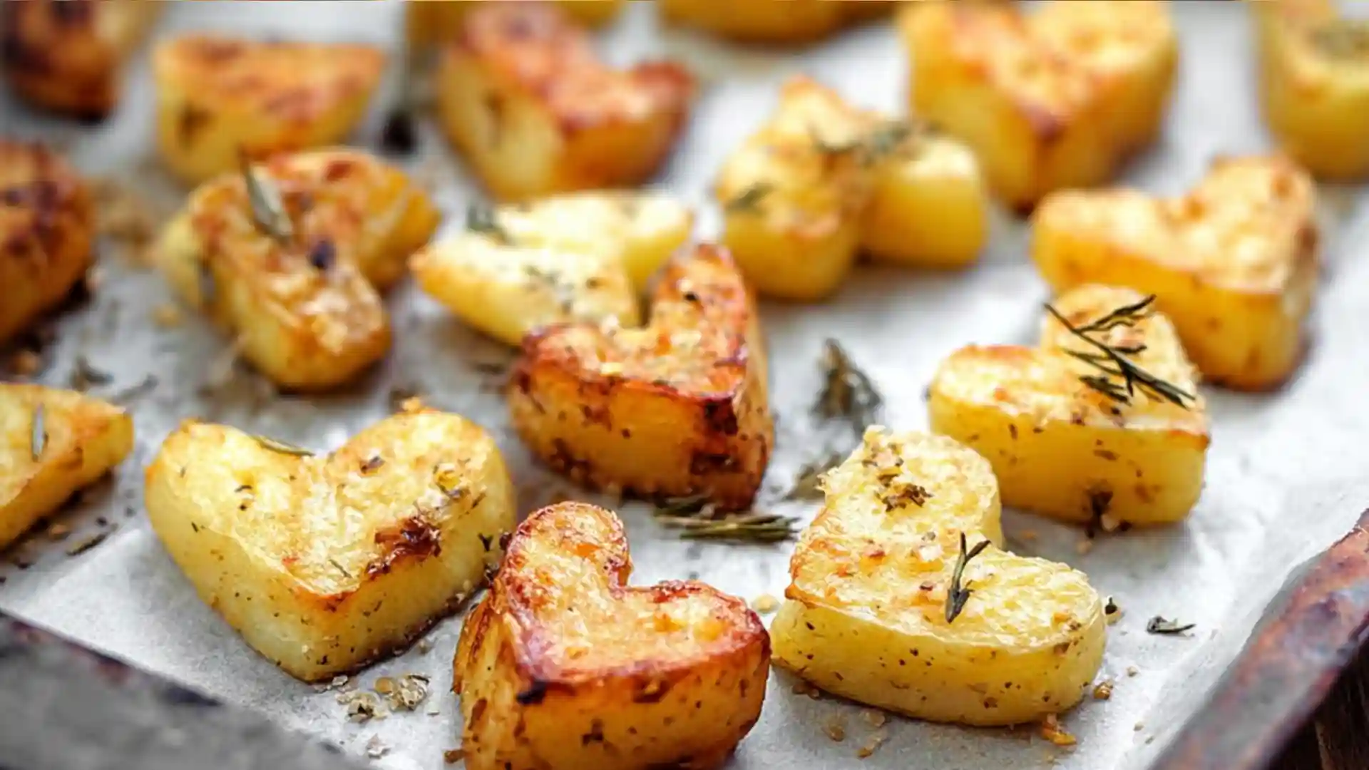 Roasted Heart Potatoes