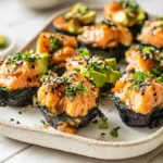 Salmon Sushi Cups