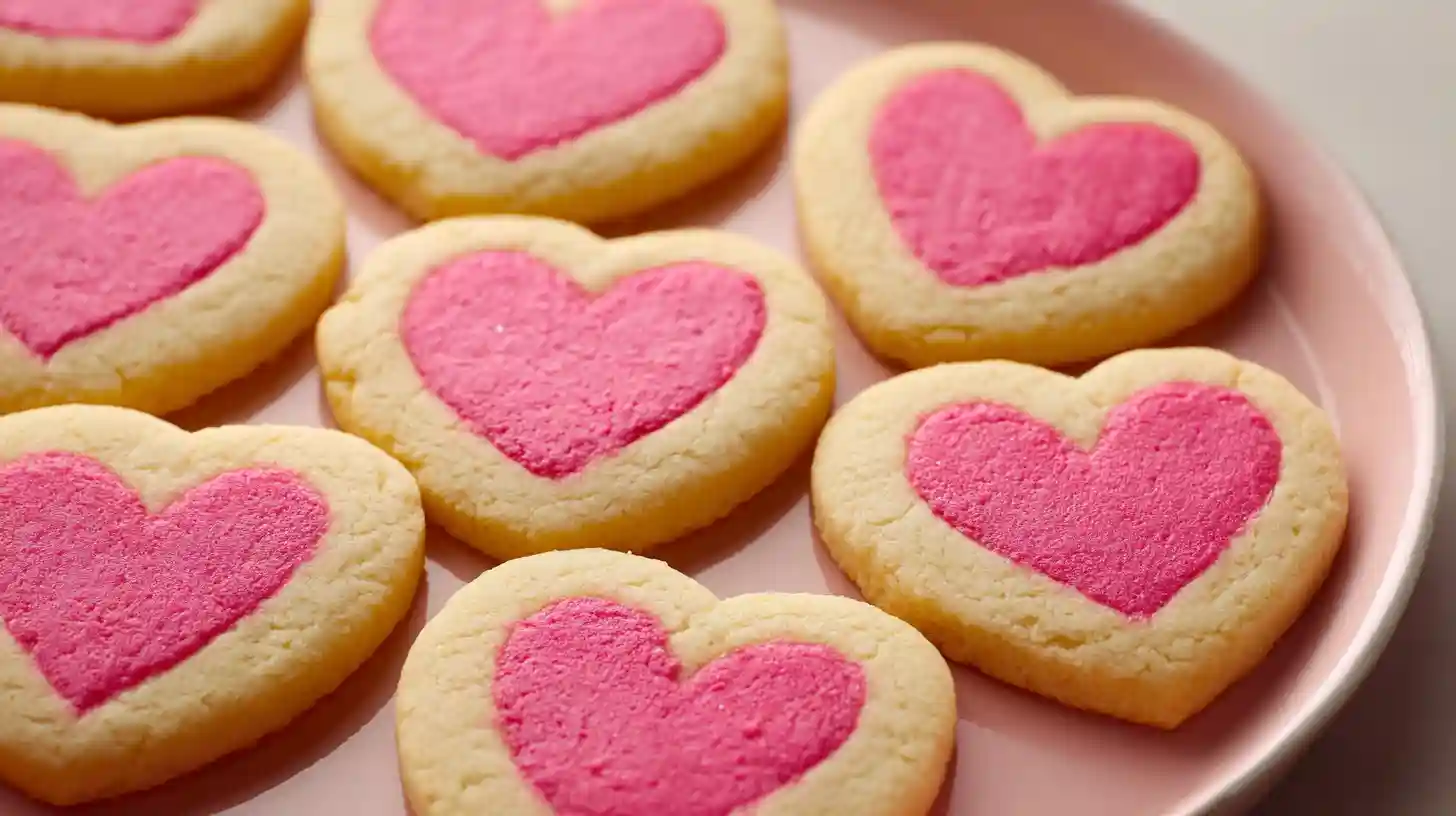 Slice and Bake Heart Cookies