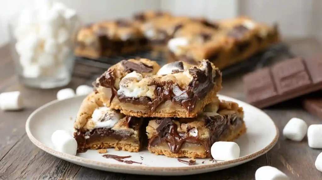 S’mores Cookie Bars