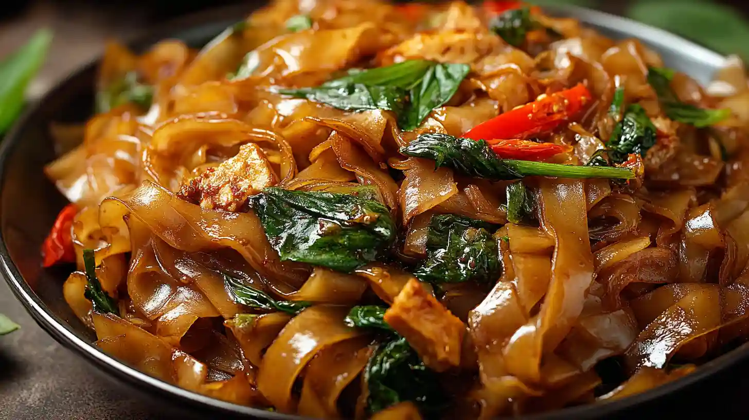 Street Style Thai Drunken Noodles Recipe