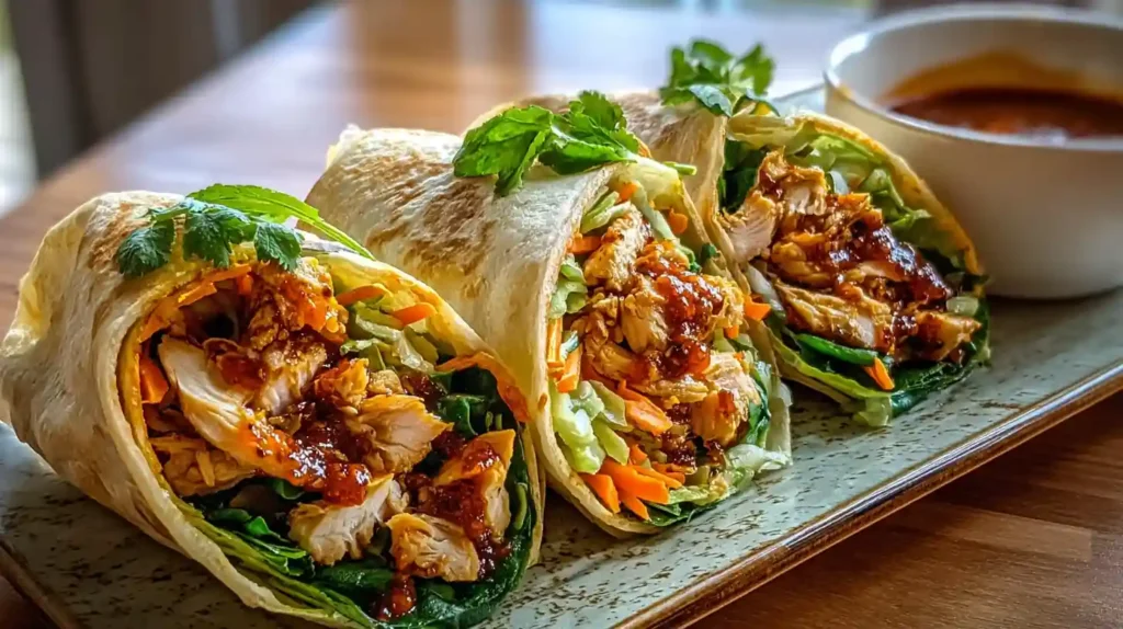 Sweet Chili Chicken Wraps