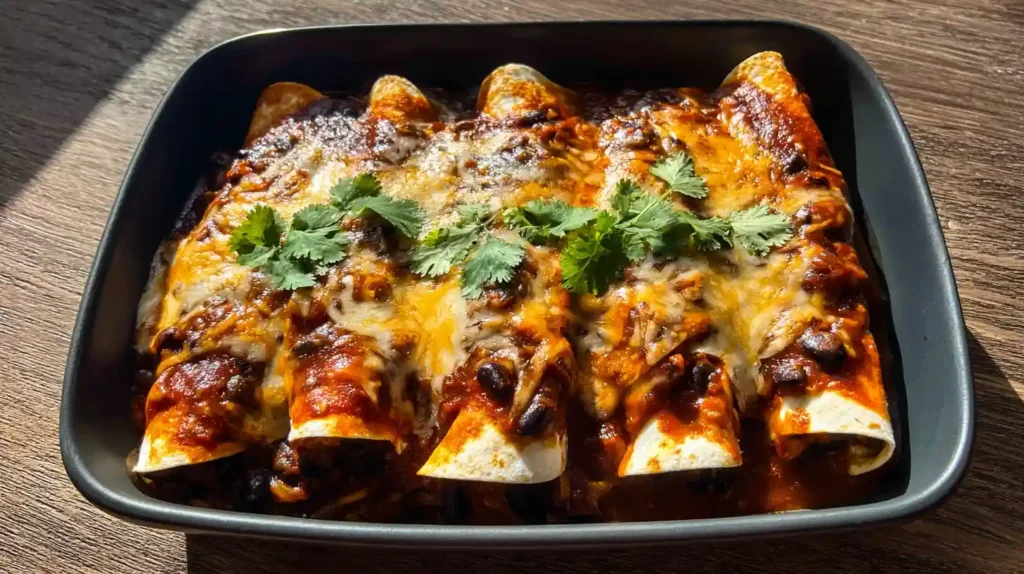 Vegetarian Black Bean Enchiladas