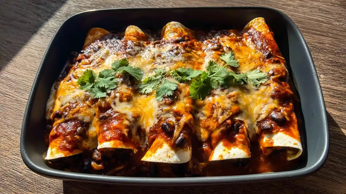 Vegetarian Black Bean Enchiladas